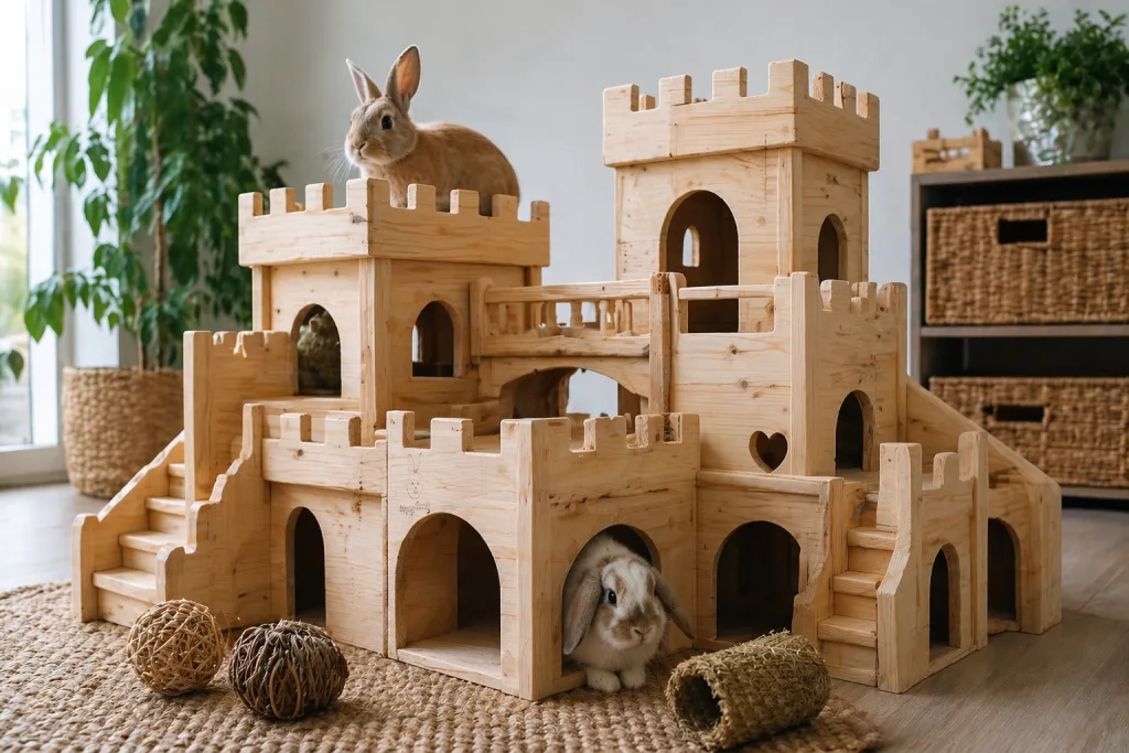 Château pour lapin