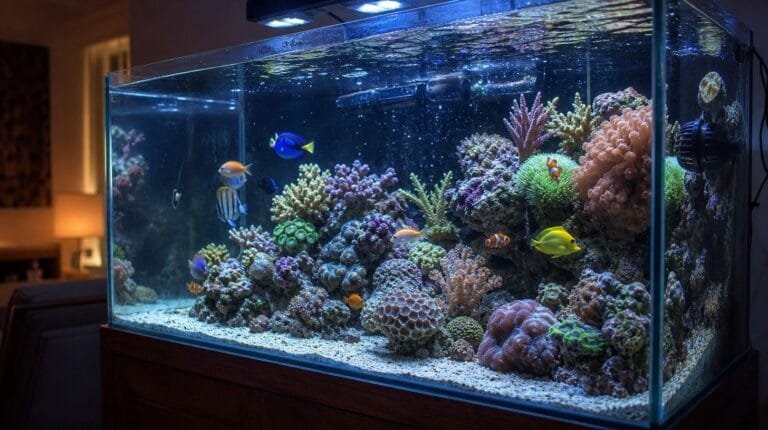 Aquarium d'eau de mer