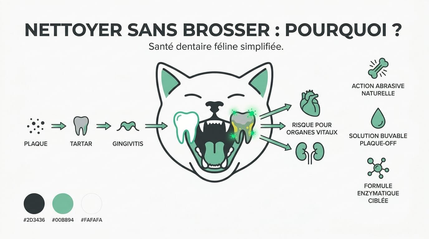 nettoyer dents chats sans brossage