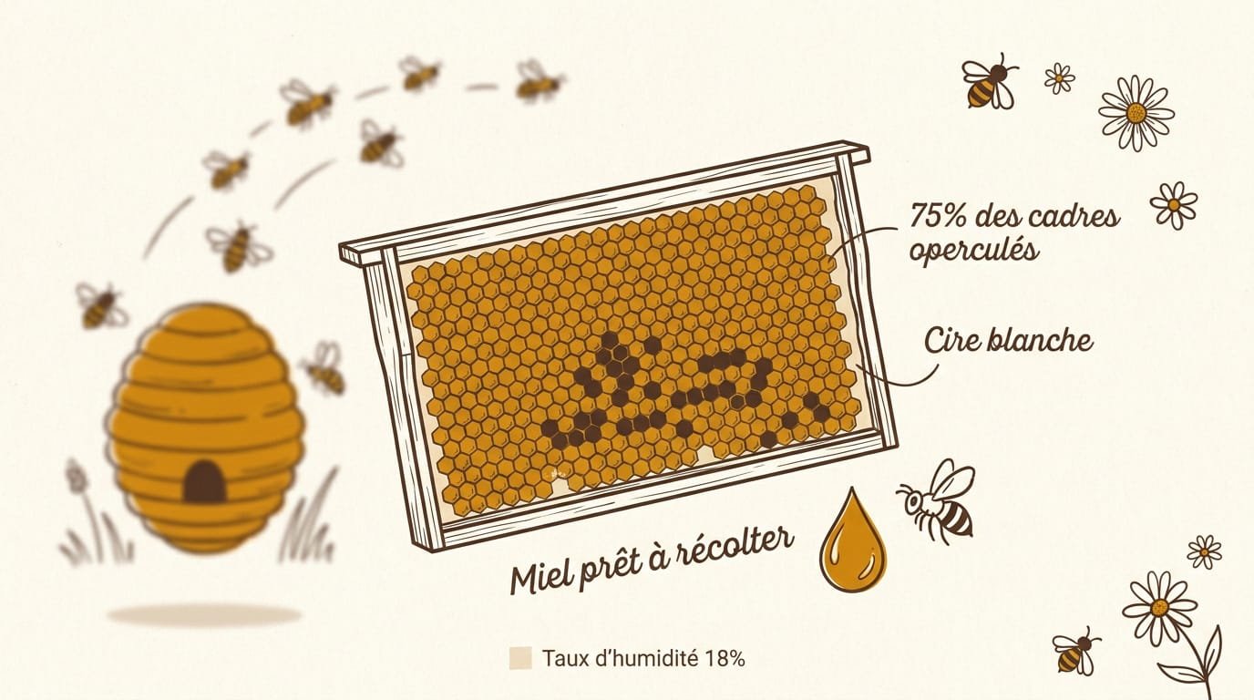 Récolter le miel pour la première fois