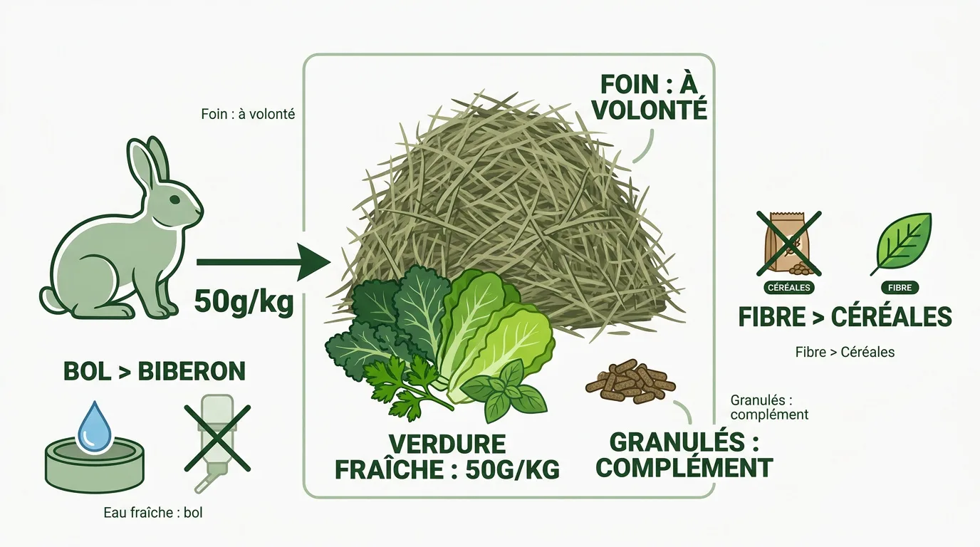 Alimentation du lapin nain