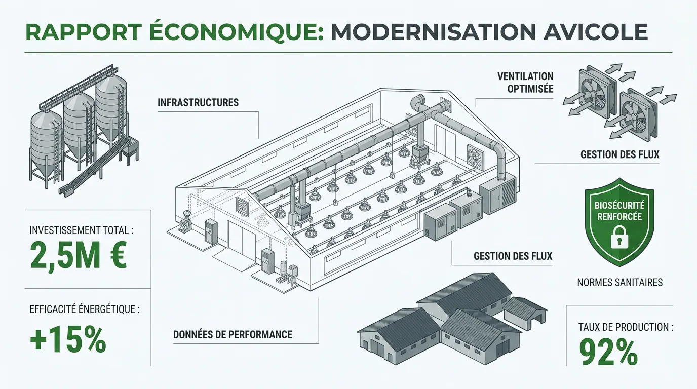 Poulailler professionnel rentable