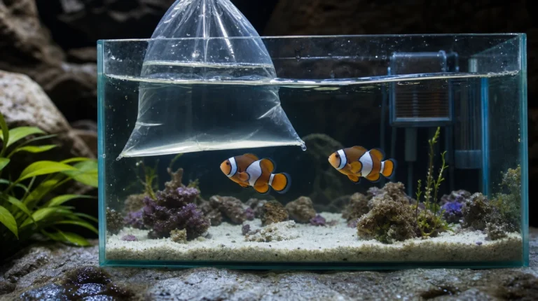 Acclimatation poisson eau de mer