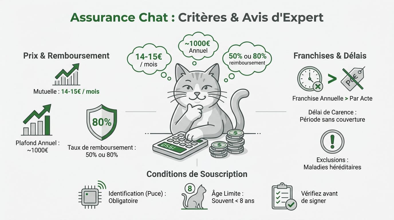 Comparatif d'assurance chat pas cher : analyse des contrats et des coûts de remboursement